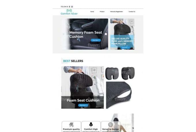 design wix ecommerce website or redesign wix website design